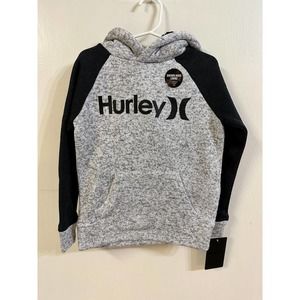 NWT HURLEY Sherpa Hood Lining Sweater Boys 4 XS (1076)